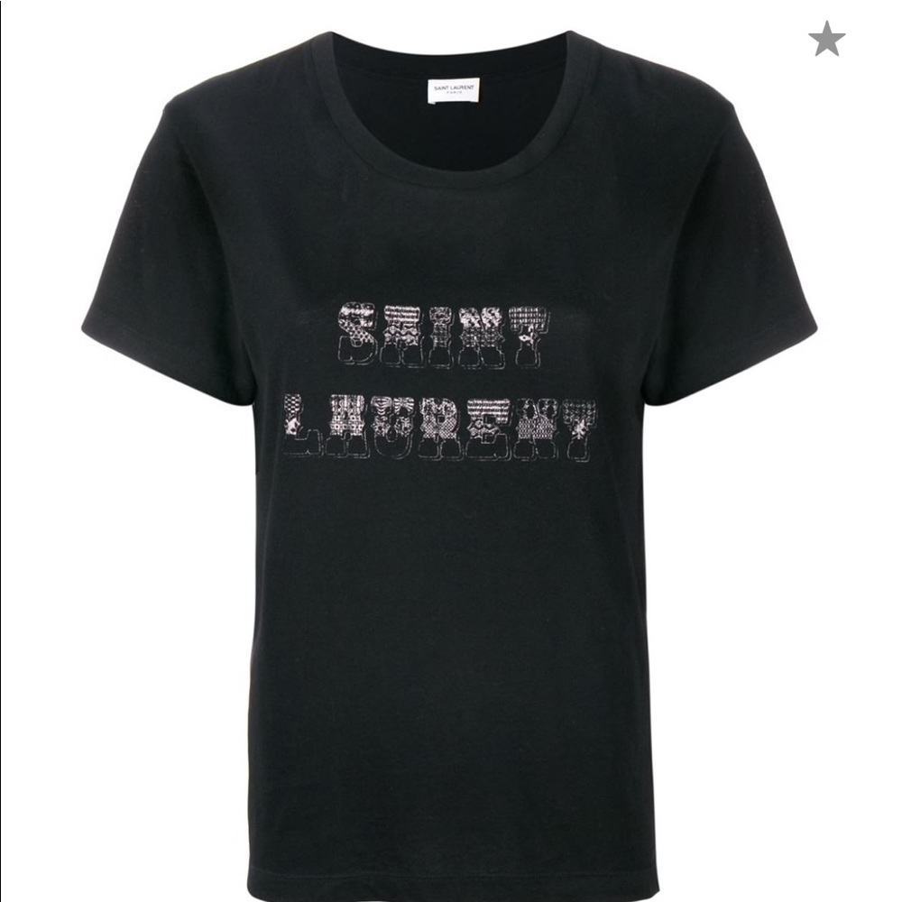 Saint laurent logo shirt